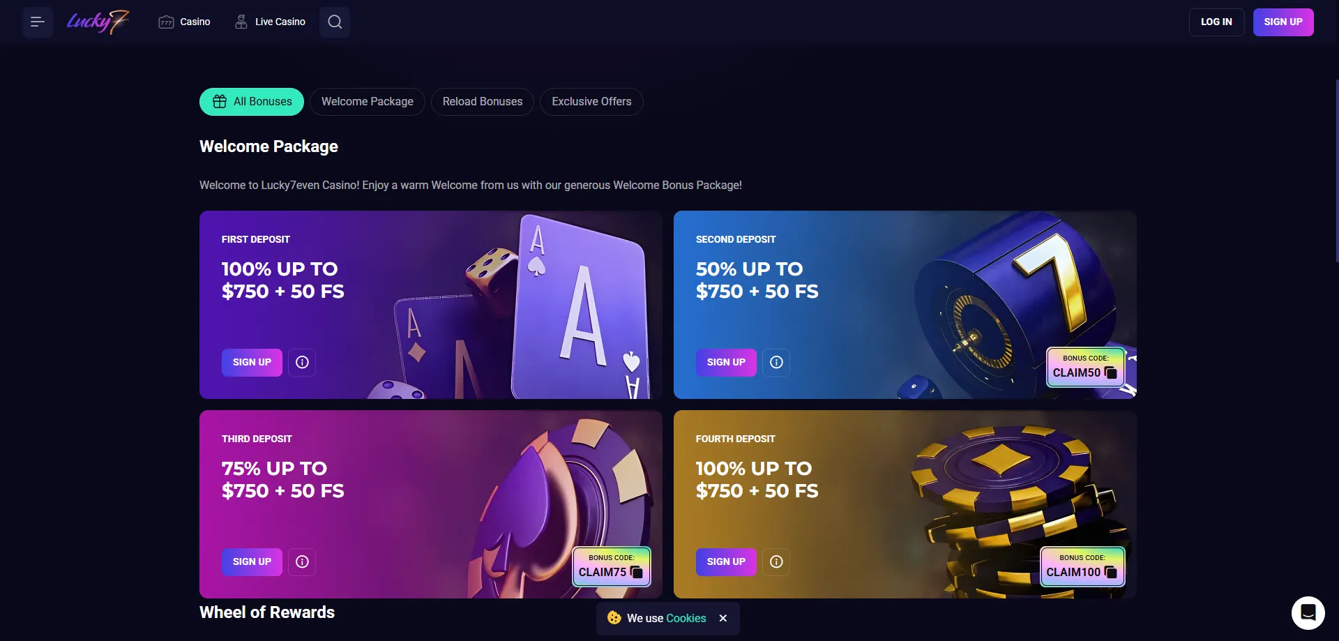 Lucky Seven Casino bonus code activation guide 2026