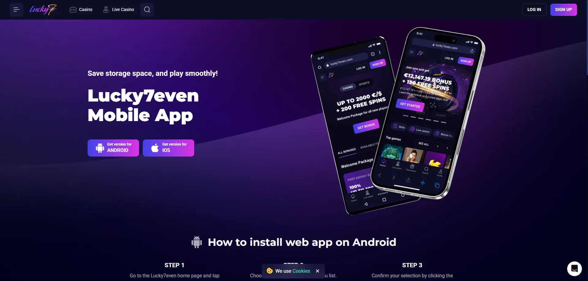 Lucky Seven Casino sports betting bonus offer for NZ players