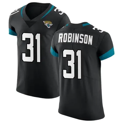 Men's Elite Keilan Robinson Jacksonville Jaguars Black Vapor Untouchable Jersey