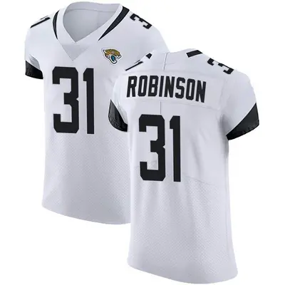 Men's Elite Keilan Robinson Jacksonville Jaguars White Vapor Untouchable Road Jersey