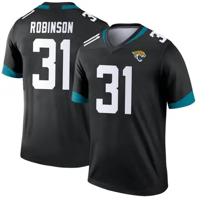 Men's Legend Keilan Robinson Jacksonville Jaguars Black Jersey