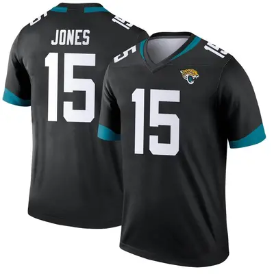 Men's Legend Tim Jones Jacksonville Jaguars Black Jersey