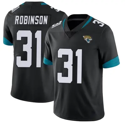 Men's Limited Keilan Robinson Jacksonville Jaguars Black Vapor Untouchable Jersey