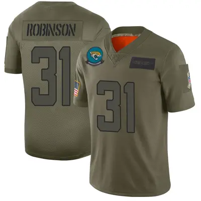 Men's Limited Keilan Robinson Jacksonville Jaguars Camo 2019 Salute to Service Jersey