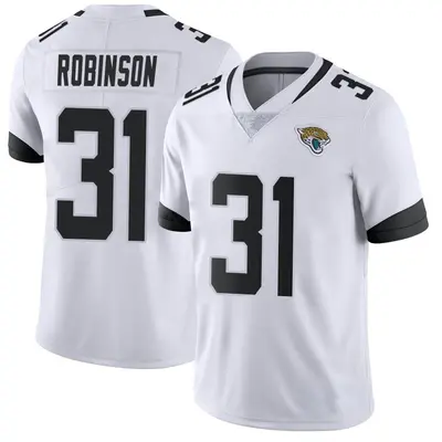 Men's Limited Keilan Robinson Jacksonville Jaguars White Vapor Untouchable Jersey