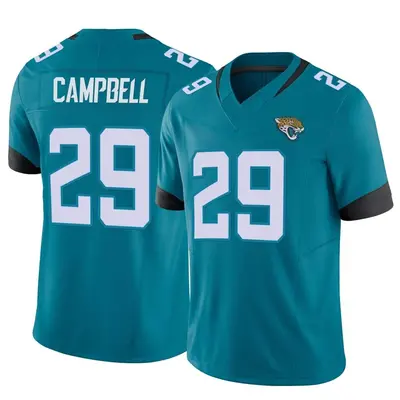 Men's Limited Tevaughn Campbell Jacksonville Jaguars Teal Vapor F.U.S.E. Jersey