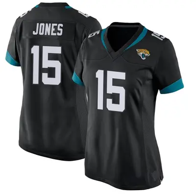 Women's Game Tim Jones Jacksonville Jaguars Black Jersey