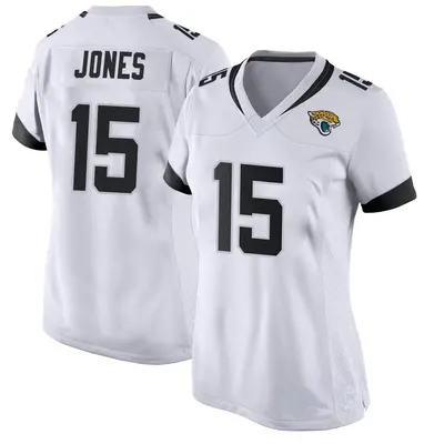 Women's Game Tim Jones Jacksonville Jaguars White Jersey