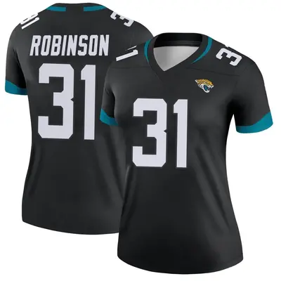 Women's Legend Keilan Robinson Jacksonville Jaguars Black Jersey