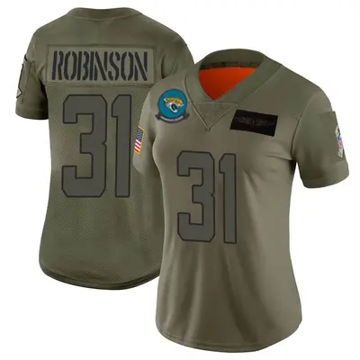 Women's Limited Keilan Robinson Jacksonville Jaguars Camo 2019 Salute to Service Jersey