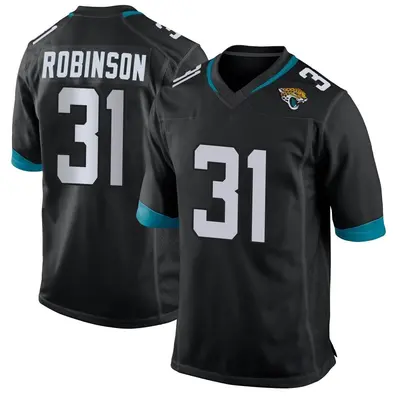 Youth Game Keilan Robinson Jacksonville Jaguars Black Jersey