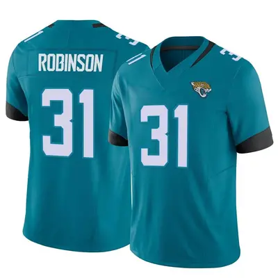 Youth Limited Keilan Robinson Jacksonville Jaguars Teal Vapor F.U.S.E. Jersey