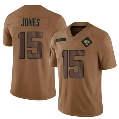 Youth Limited Tim Jones Jacksonville Jaguars Brown 2023 Salute To Service Jersey